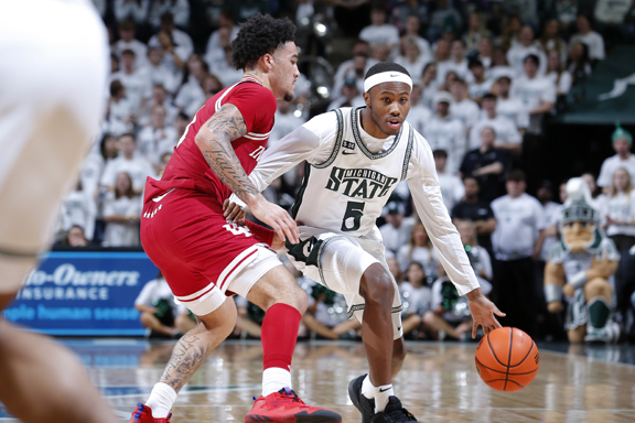 Michigan State Spartans men’s basketball team beats Indiana 80-65 in ...